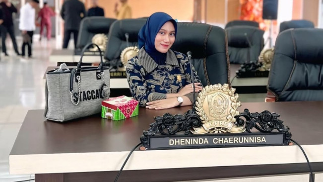 Anggota DPRD Gorontalo Utara dari Partai NasDem, Dheninda Chaerunnisa. [Instagram @dinychaerunnisa_]